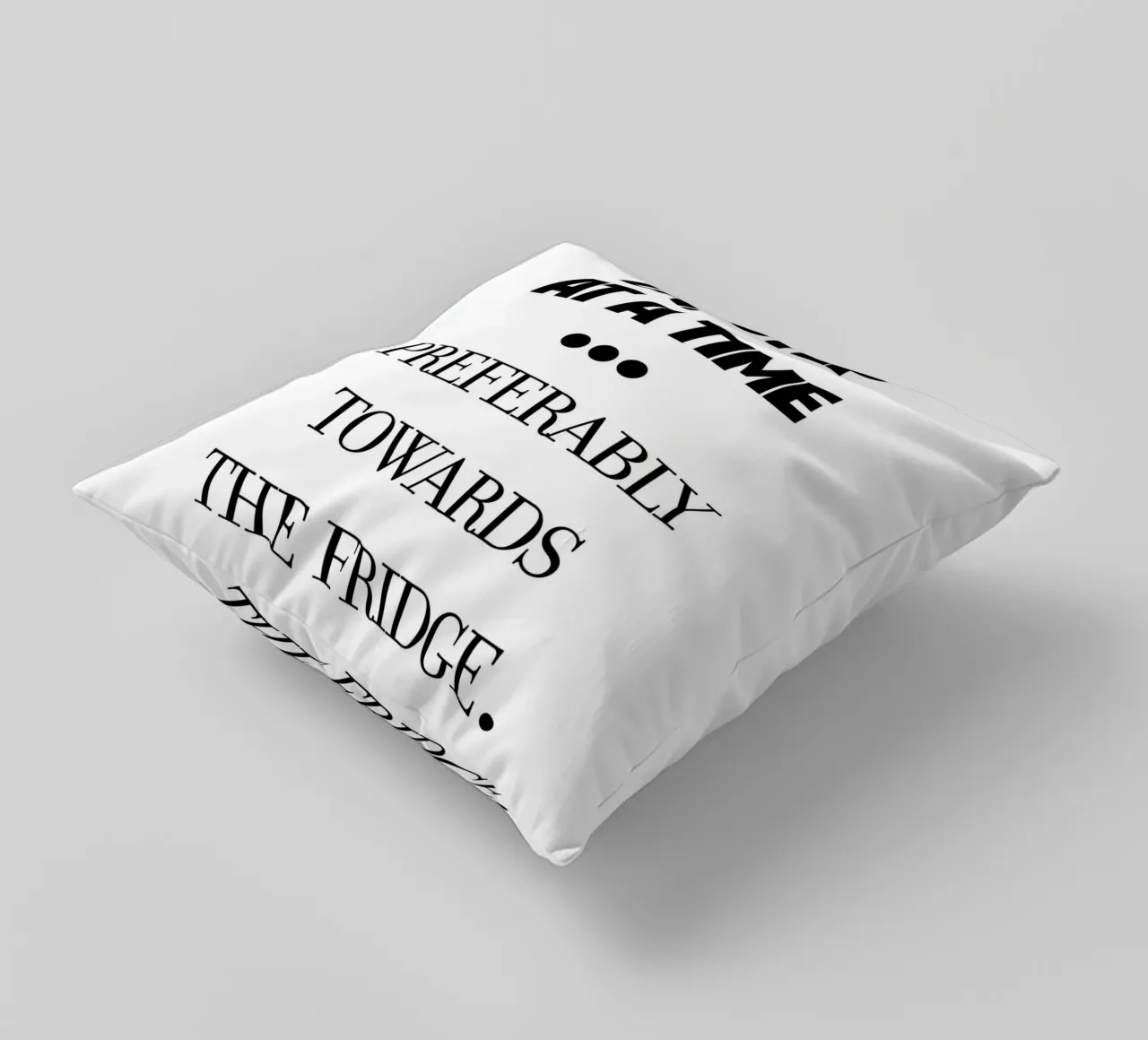 one step at a time cuscino da TheGrumpyHomeDecor