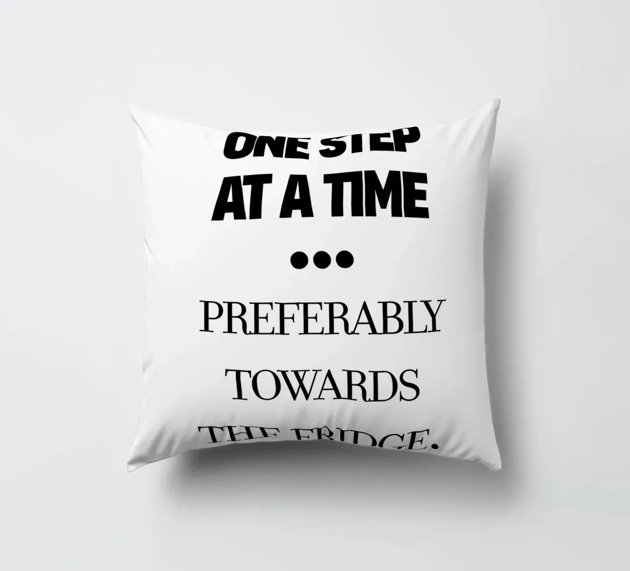 one step at a time cuscino da TheGrumpyHomeDecor