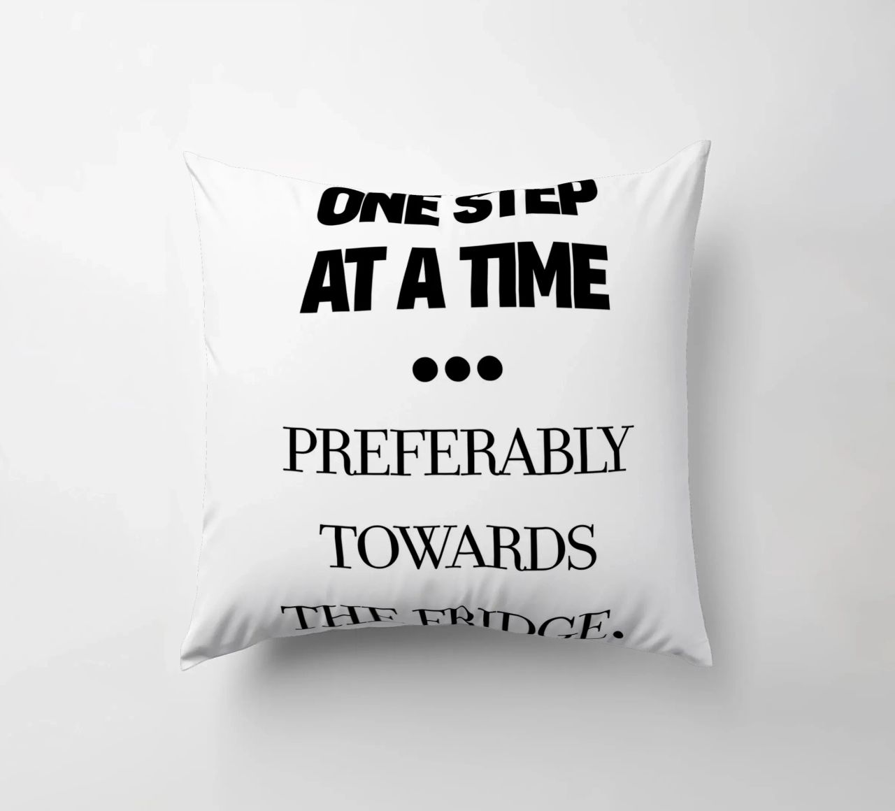 one step at a time cuscino da TheGrumpyHomeDecor