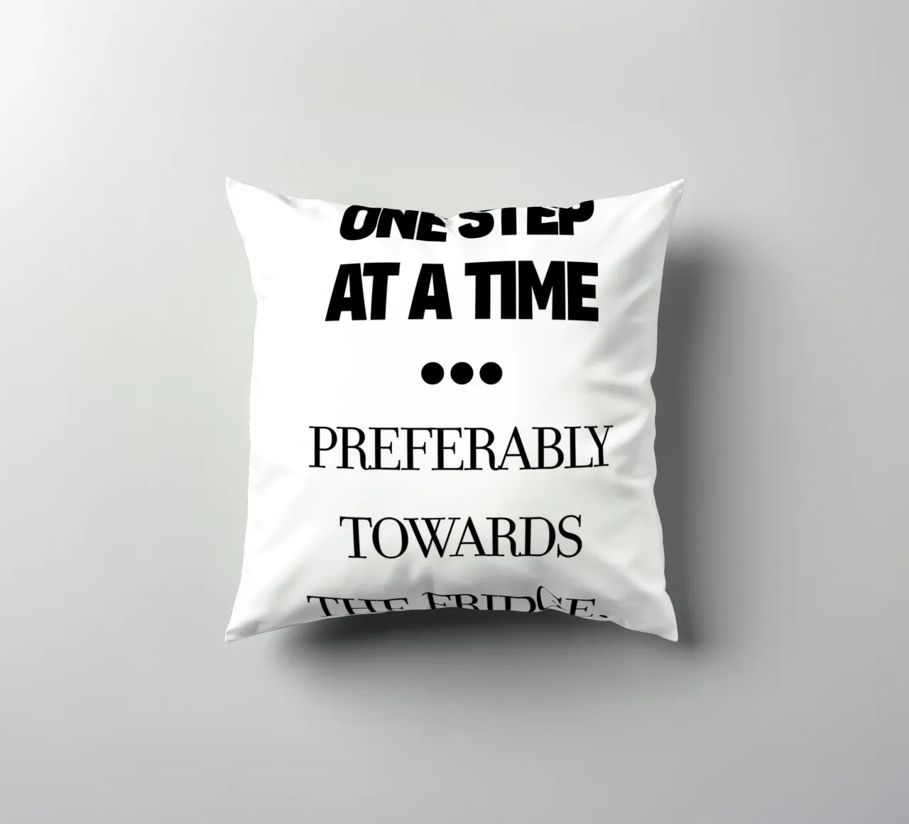 one step at a time cuscino da TheGrumpyHomeDecor