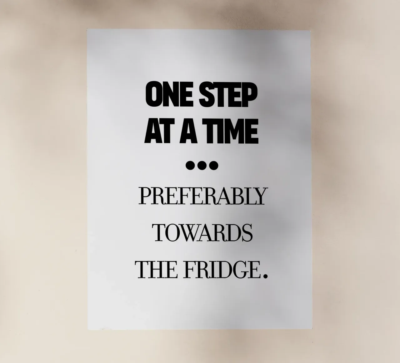 one step at a time lámina retroiluminada de TheGrumpyHomeDecor