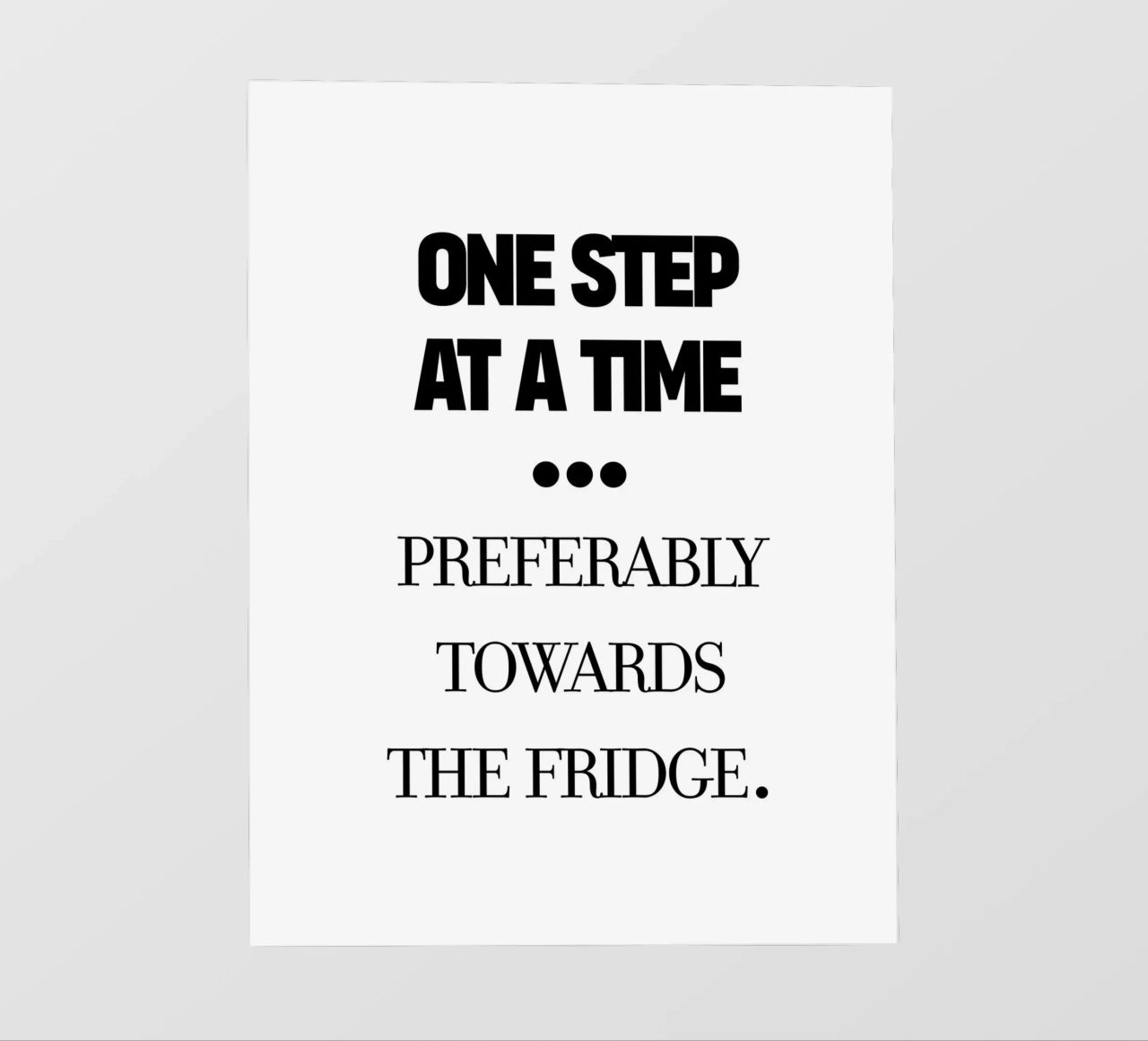one step at a time pellicola backlit da TheGrumpyHomeDecor