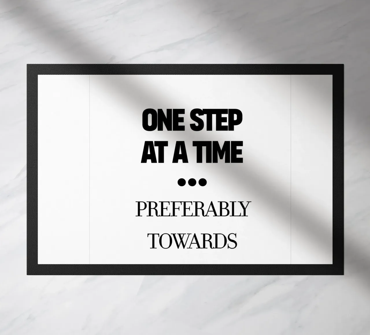 one step at a time zerbino da TheGrumpyHomeDecor