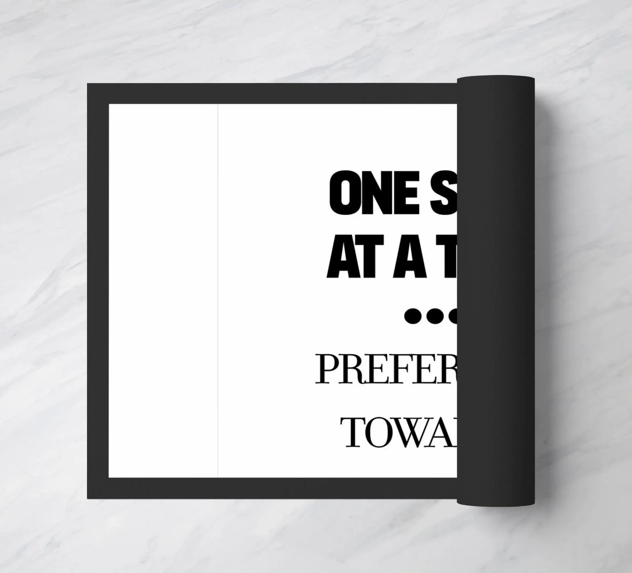 one step at a time zerbino da TheGrumpyHomeDecor