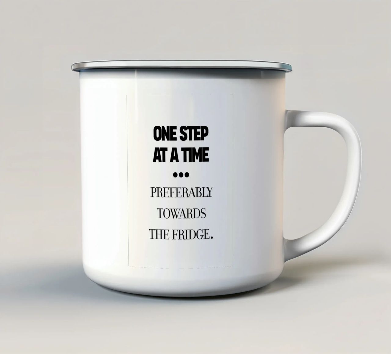 one step at a time tazza in smalto da TheGrumpyHomeDecor