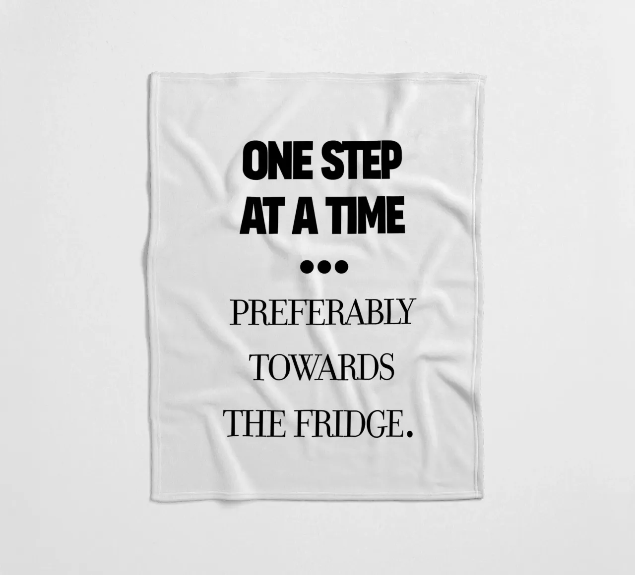 one step at a time manta de franela de TheGrumpyHomeDecor