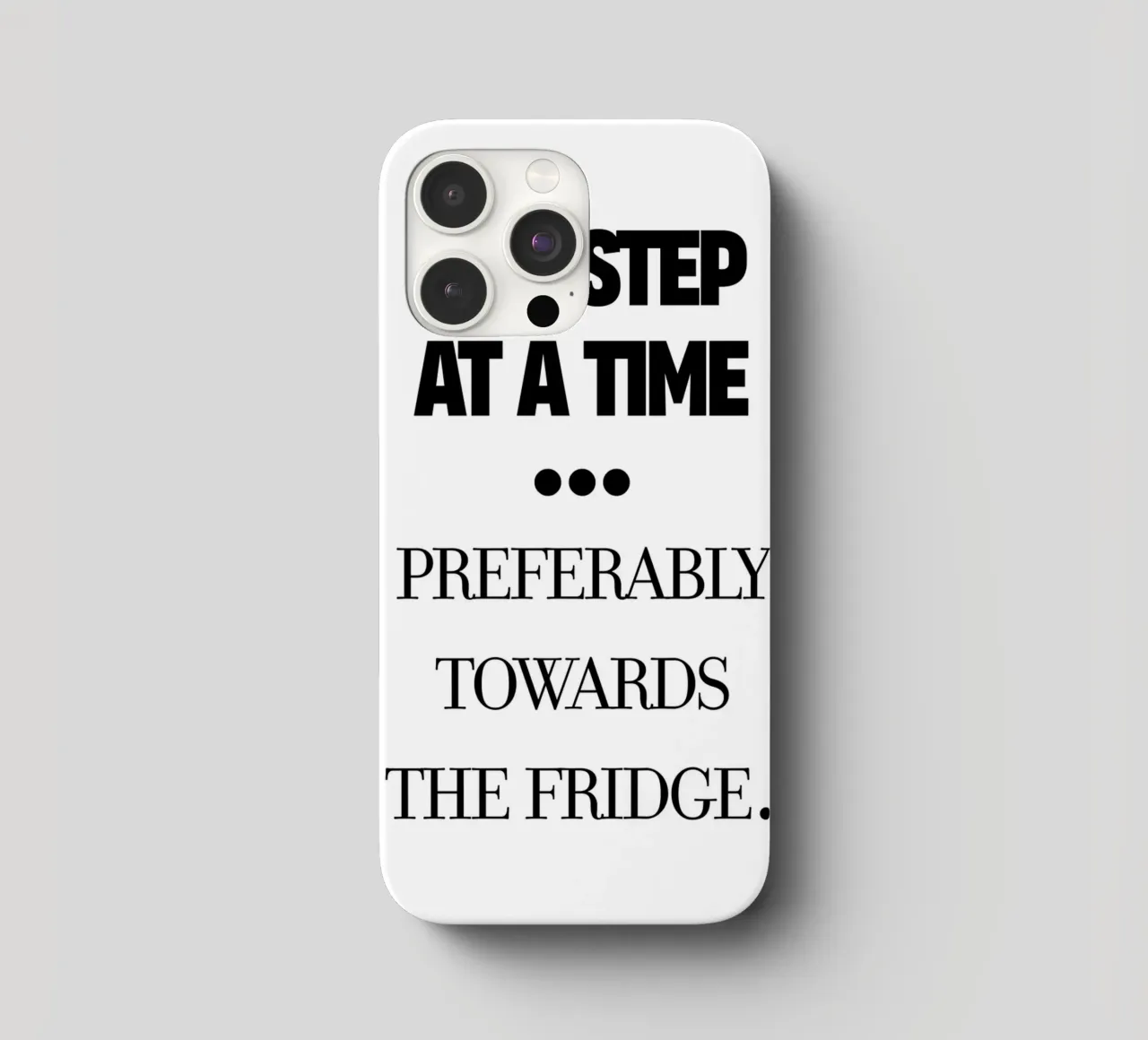 one step at a time cover iphone da TheGrumpyHomeDecor