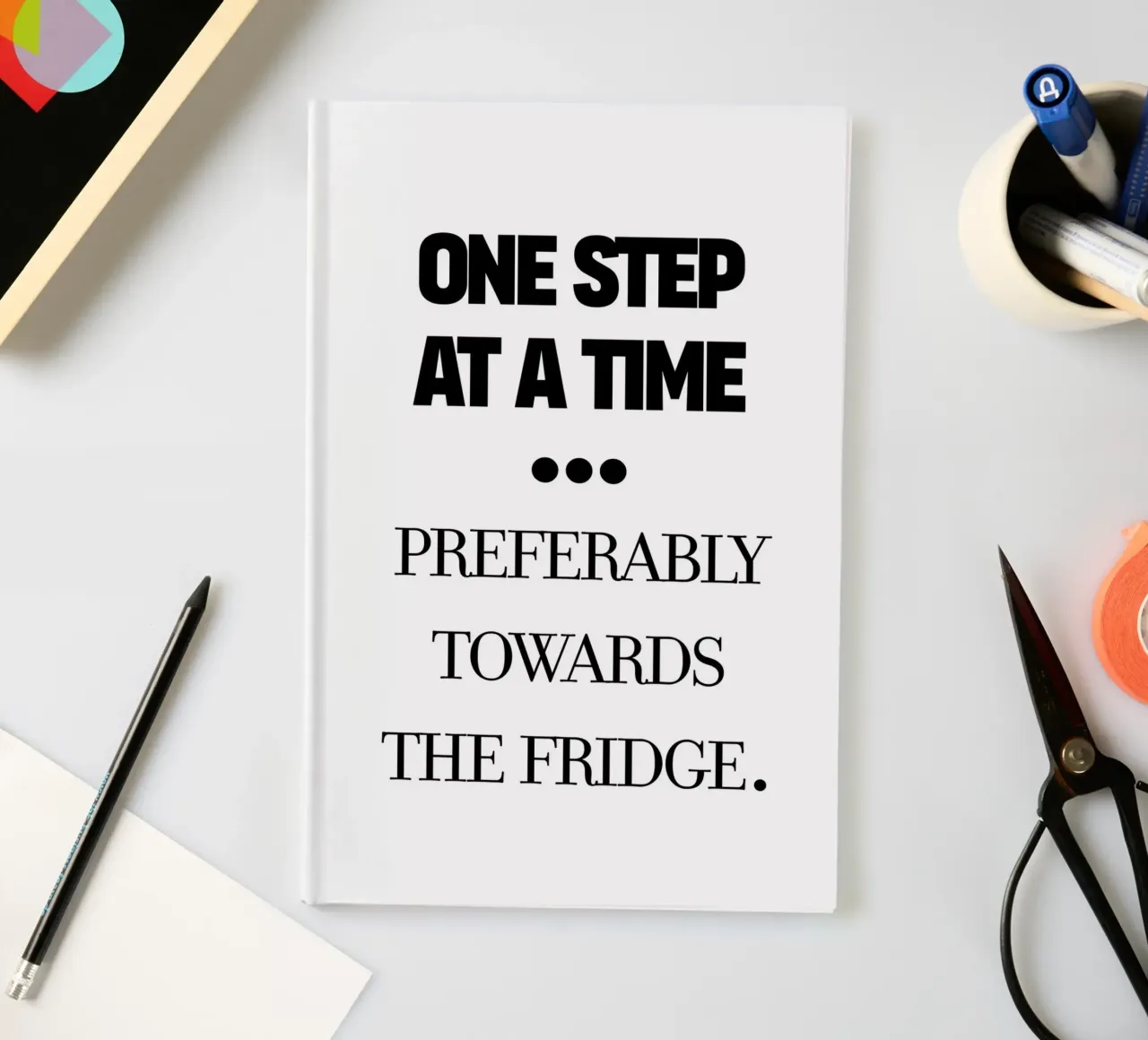 one step at a time Notizbuch von TheGrumpyHomeDecor