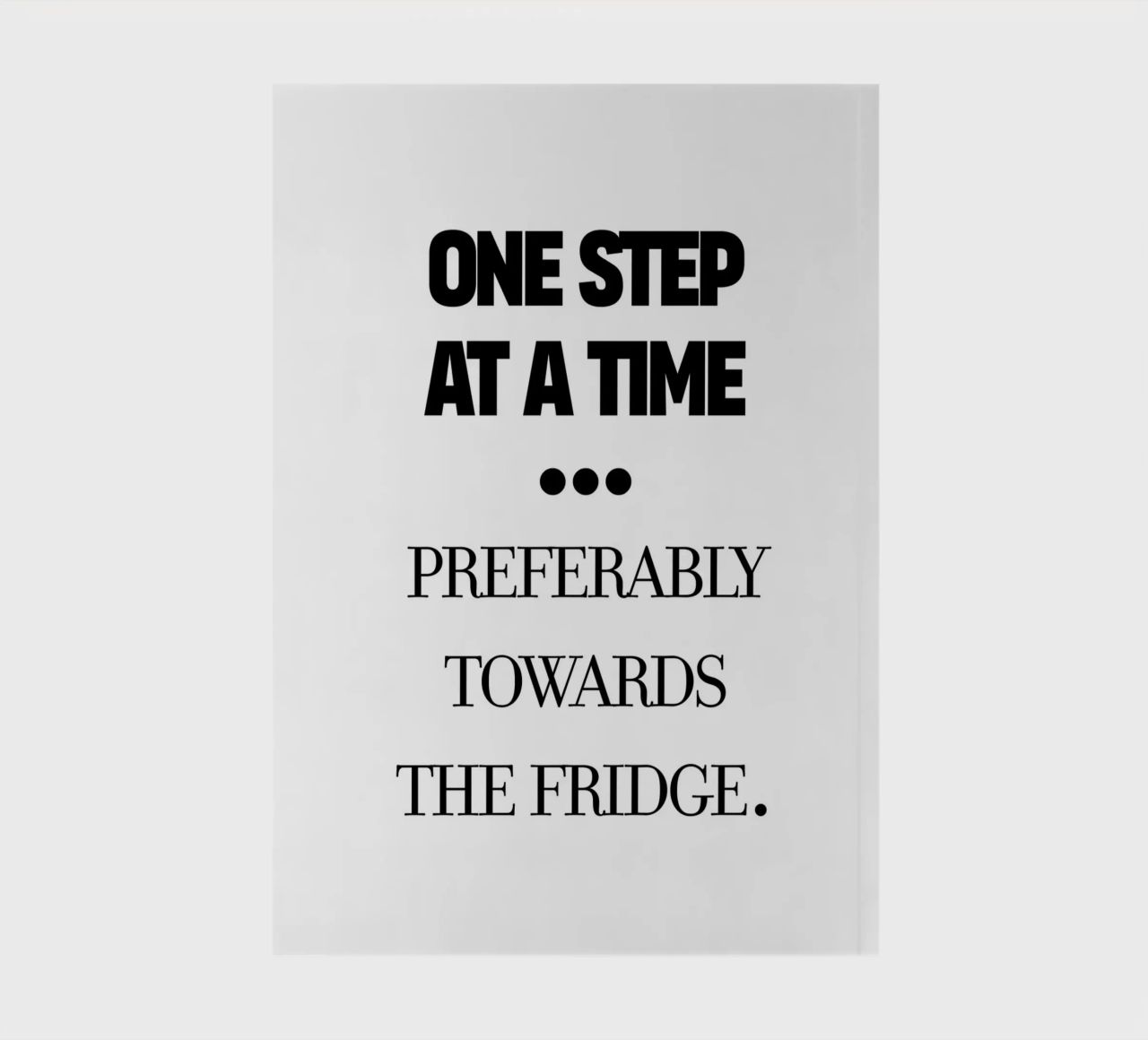 one step at a time notebook by TheGrumpyHomeDecor