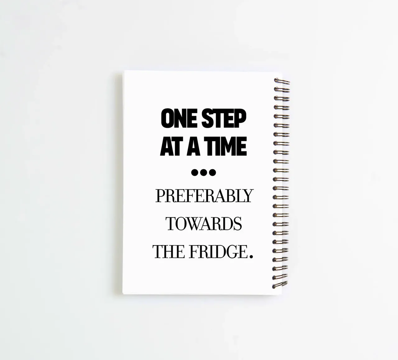 one step at a time diario ad anelli da TheGrumpyHomeDecor