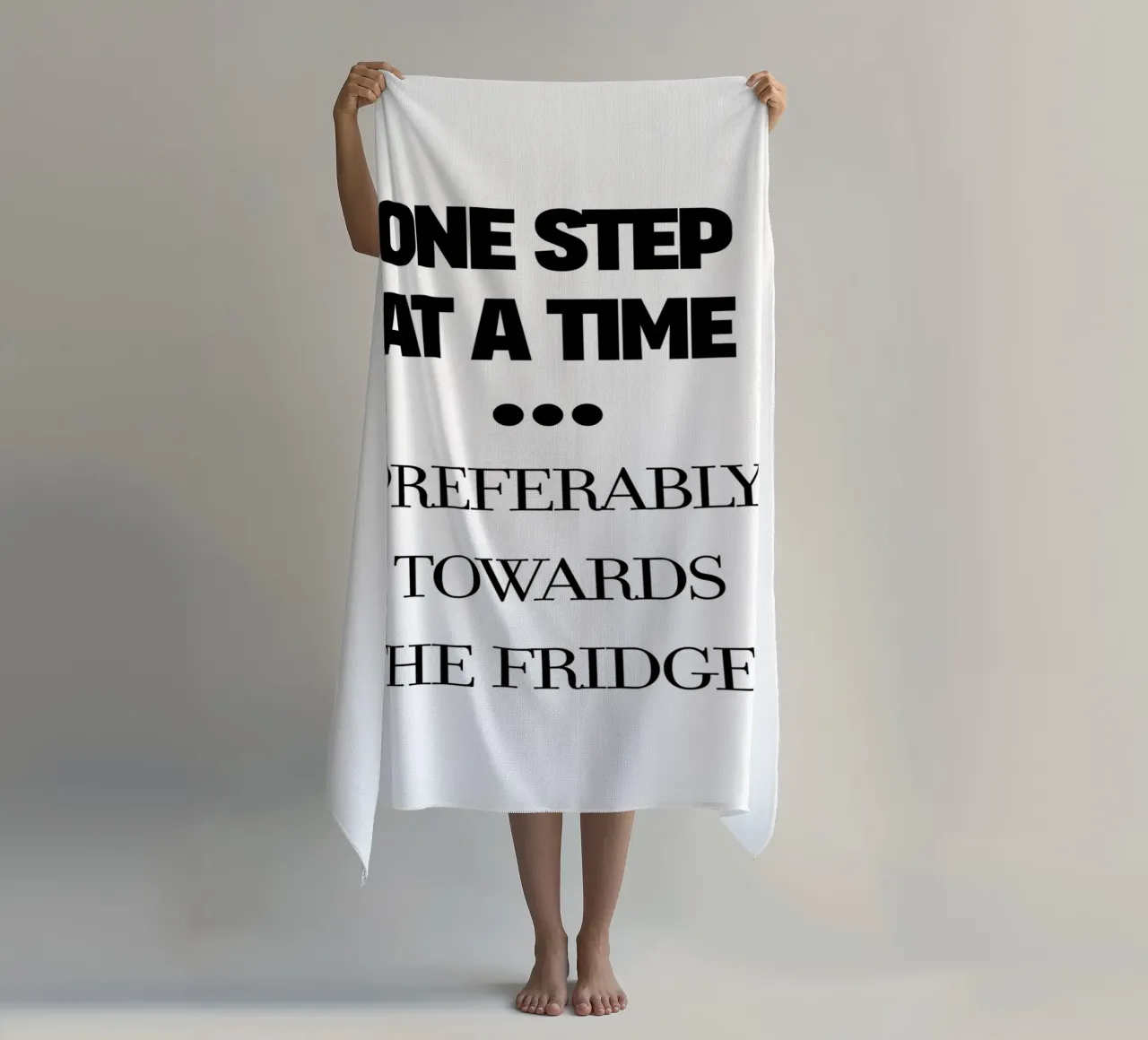 one step at a time telo mare da TheGrumpyHomeDecor