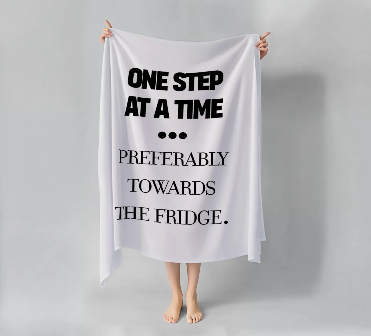 one step at a time telo mare da TheGrumpyHomeDecor