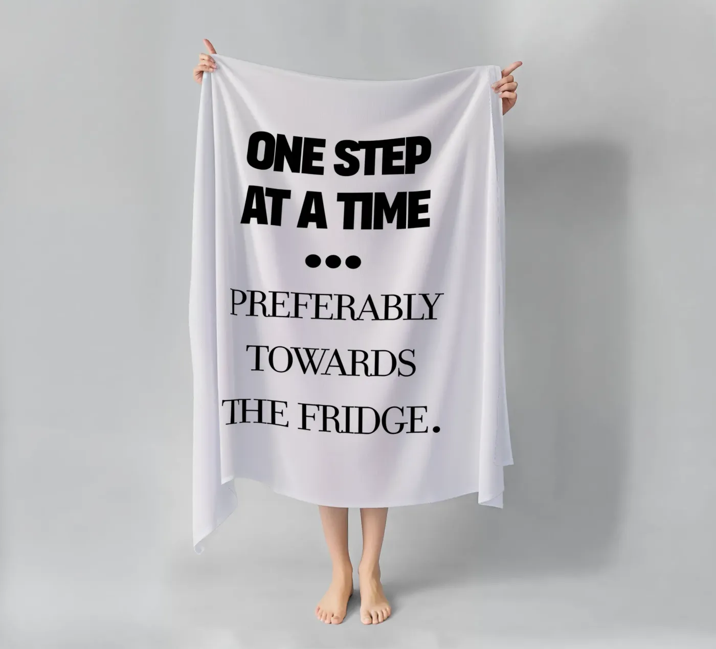 one step at a time telo mare da TheGrumpyHomeDecor