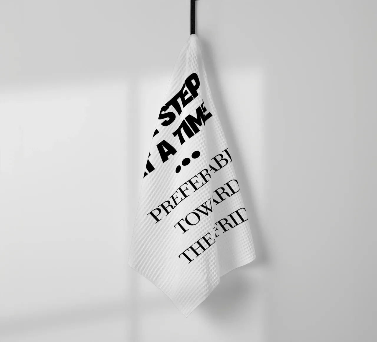 one step at a time canovaccio da cucina da TheGrumpyHomeDecor