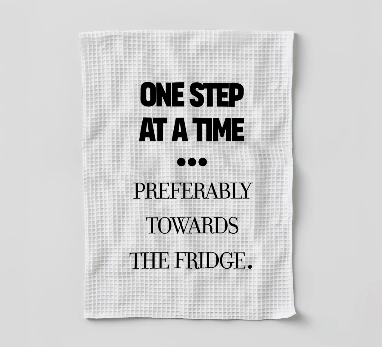 one step at a time torchon de TheGrumpyHomeDecor