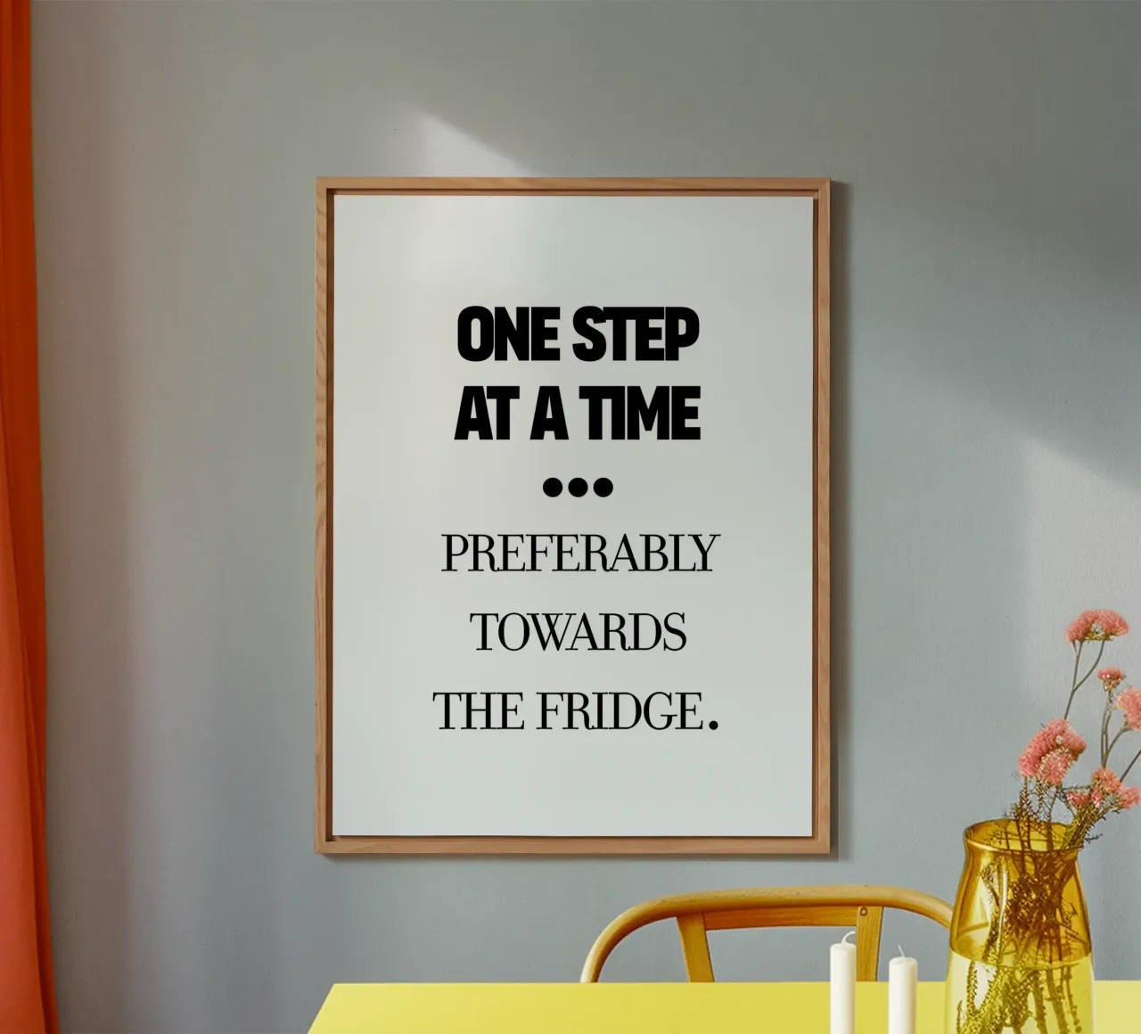 one step at a time alluminio dibond da TheGrumpyHomeDecor