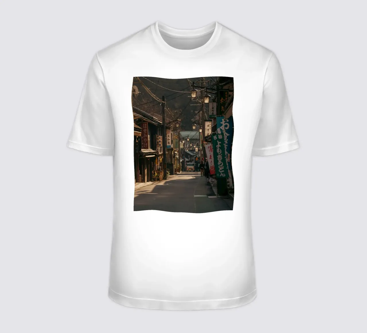 Via del Tempio a Nara, Giappone t-shirt da Marcel Bisig