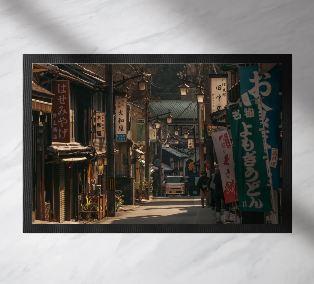 Via del Tempio a Nara, Giappone zerbino da Marcel Bisig