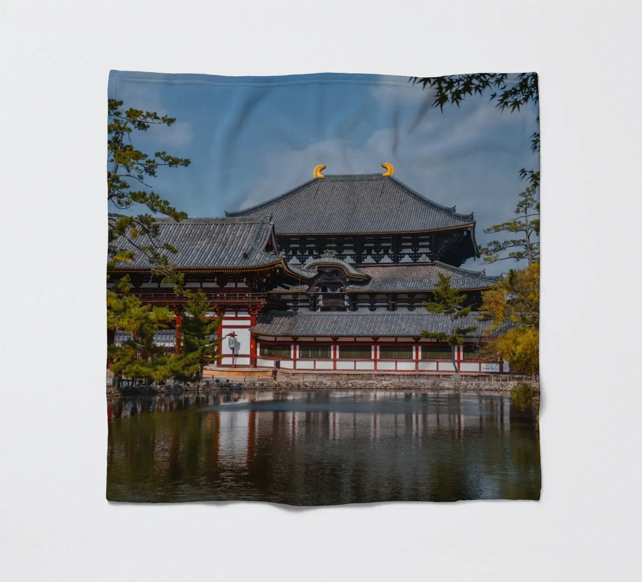 Tempio Todai-ji a Nara, Giappone coperta in pile da Marcel Bisig