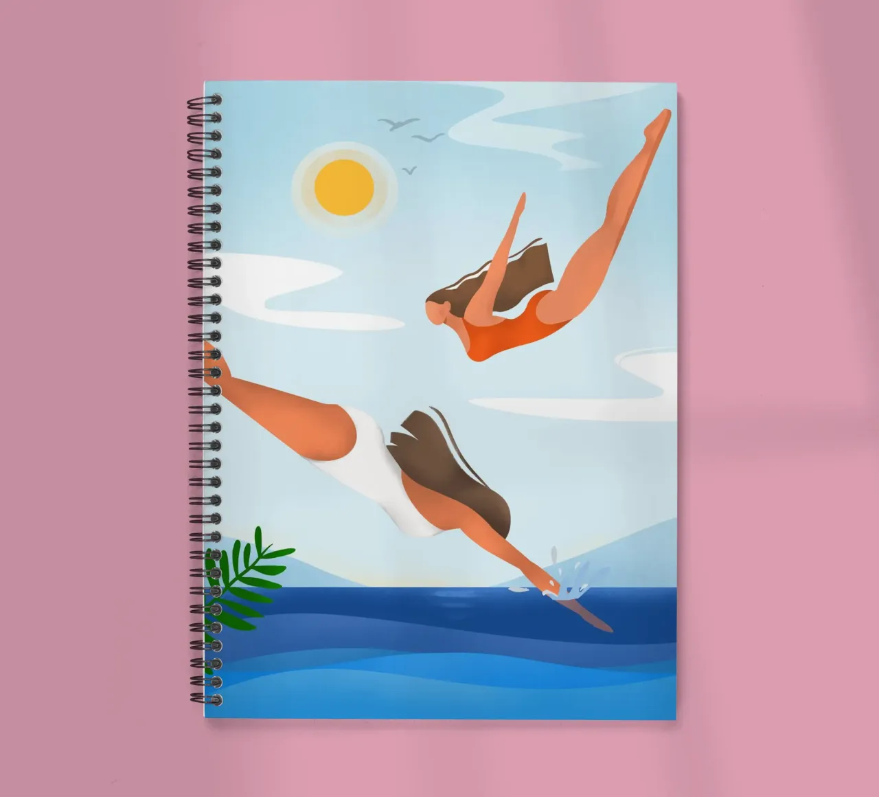 Like a Bird spiral notebook by PetrArts