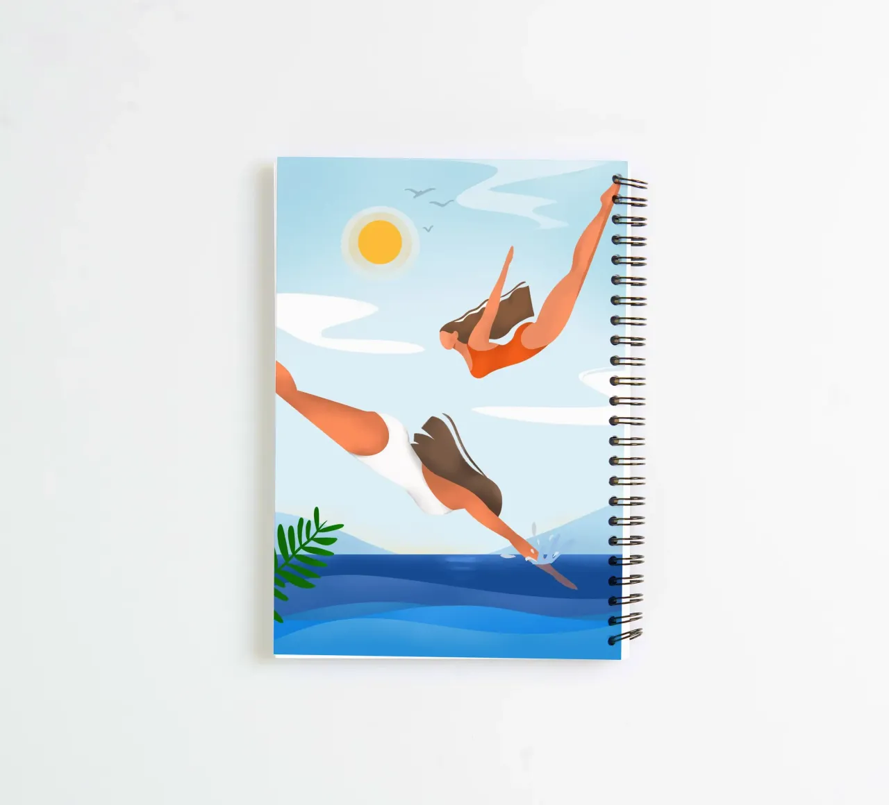 Like a Bird spiral notebook by PetrArts