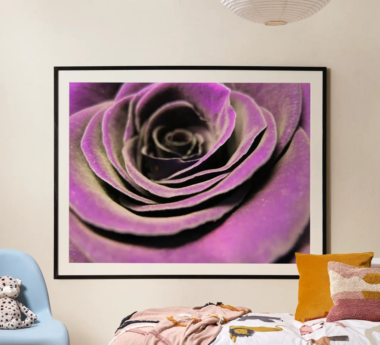 Rosa poster da PhotoVibe Decor