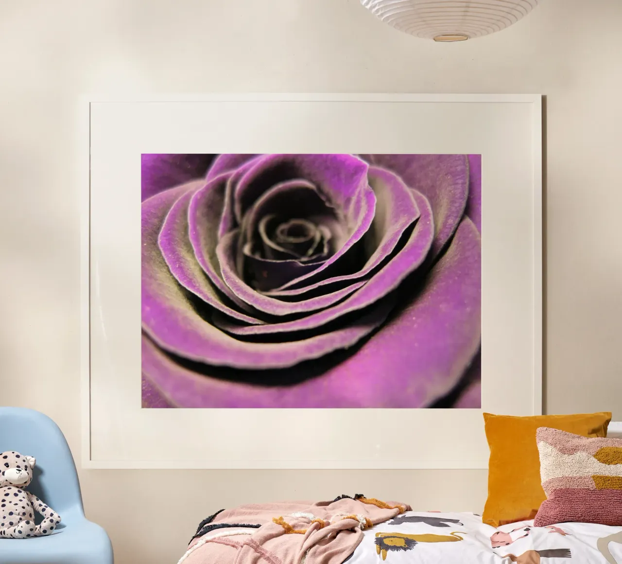Rosa poster da PhotoVibe Decor