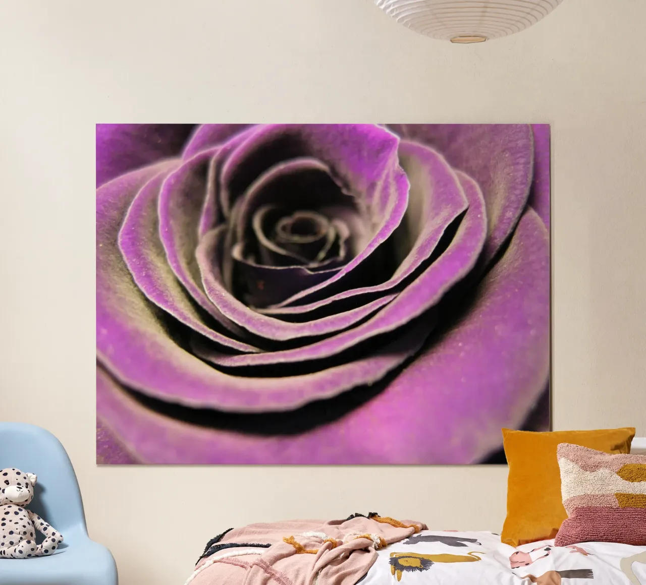 Rosa poster da PhotoVibe Decor