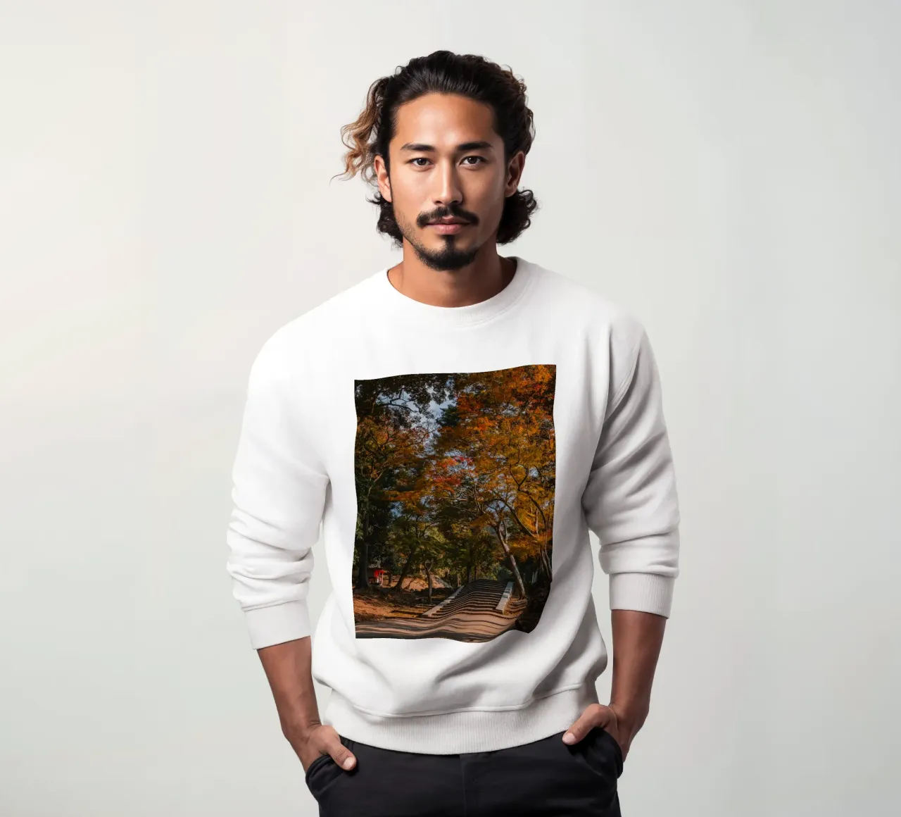 Il parco di Nara in autunno, Giappone felpa da Marcel Bisig
