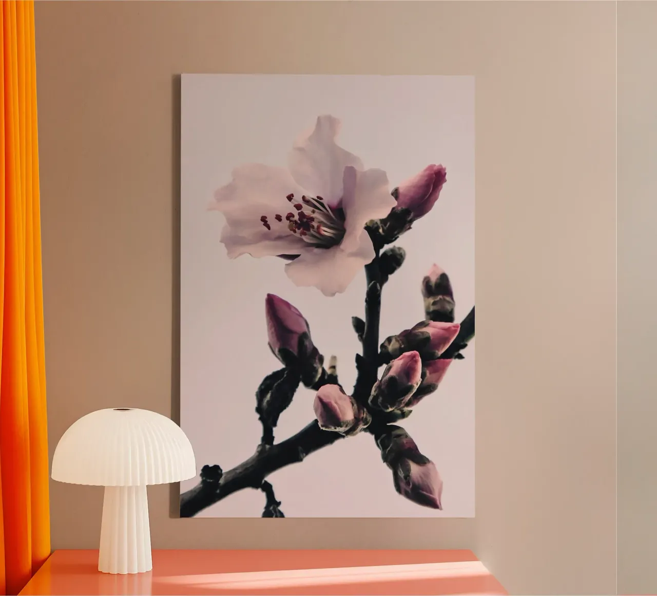Whispers of Spring canvas with Floater frame by PhotoVibe Decor