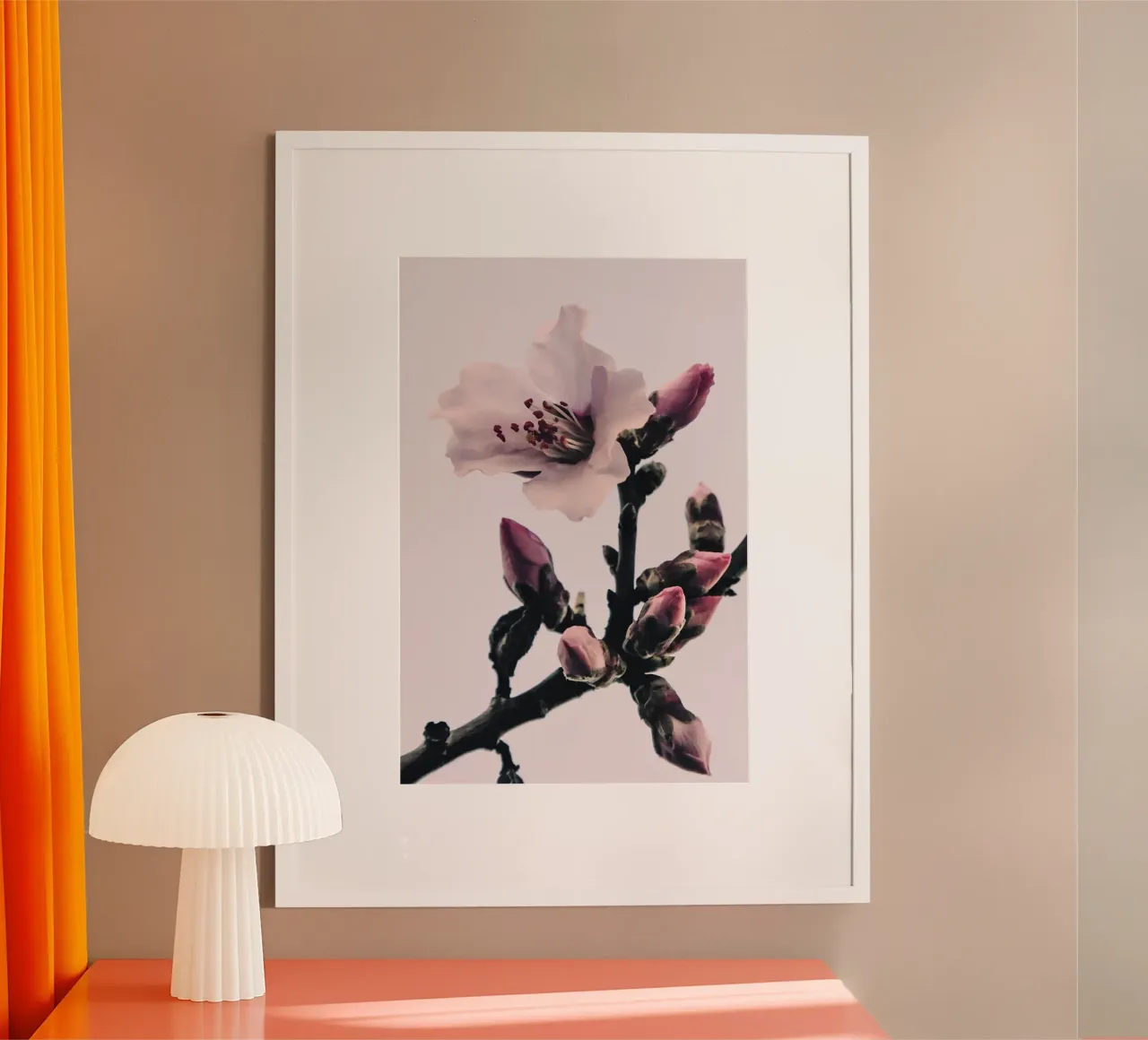Sussurri di primavera poster con telaio in alluminio da PhotoVibe Decor