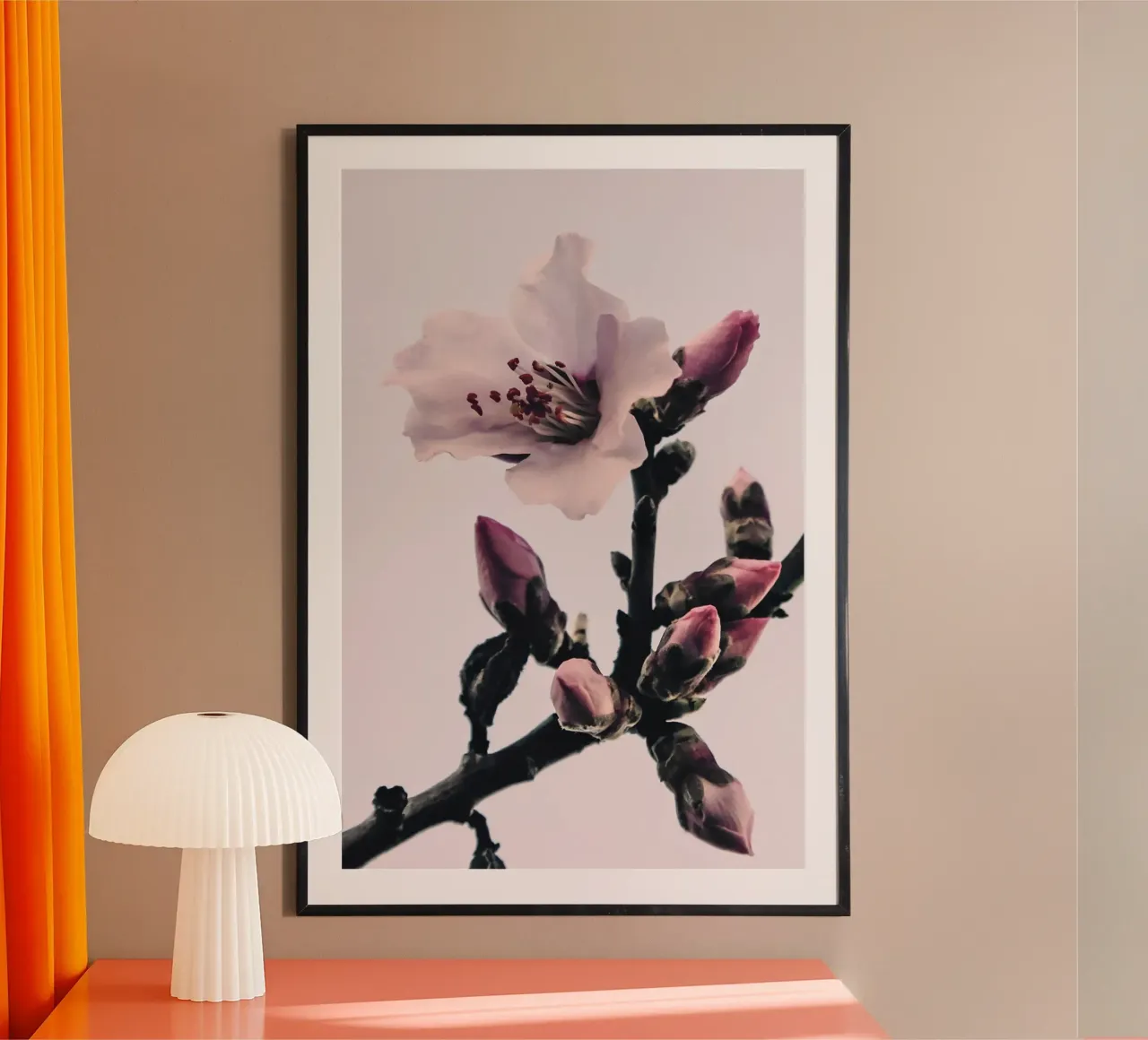 Sussurri di primavera poster con telaio in alluminio da PhotoVibe Decor