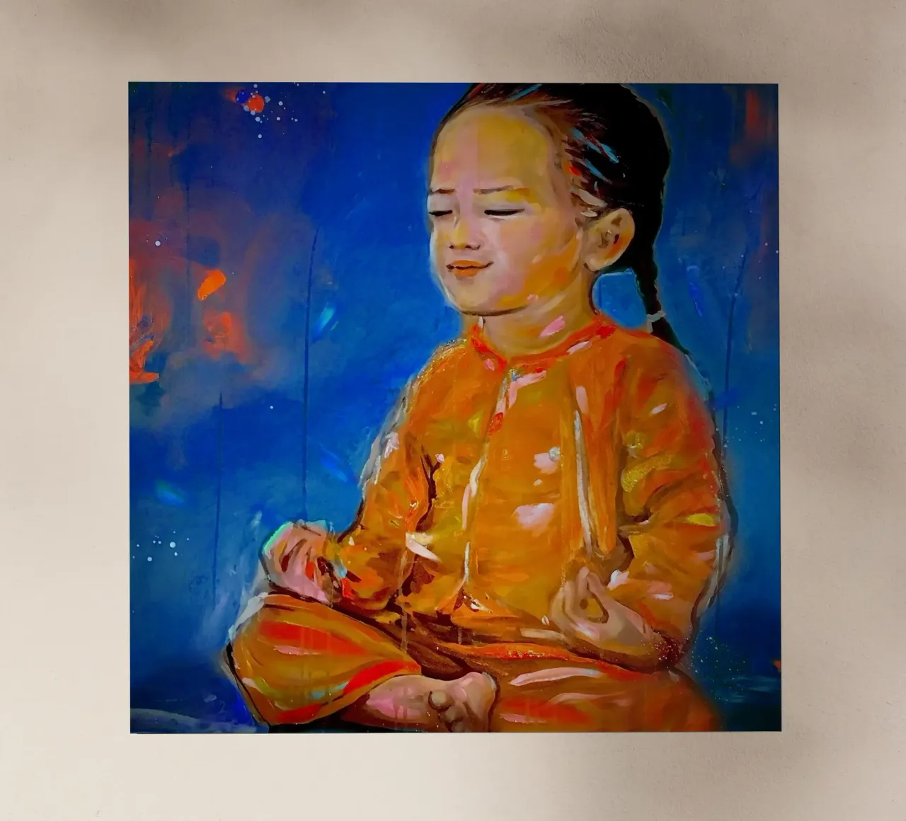 Meditation pellicola backlit da Happy 😃 Art 🎨 by Christine Schnoell
