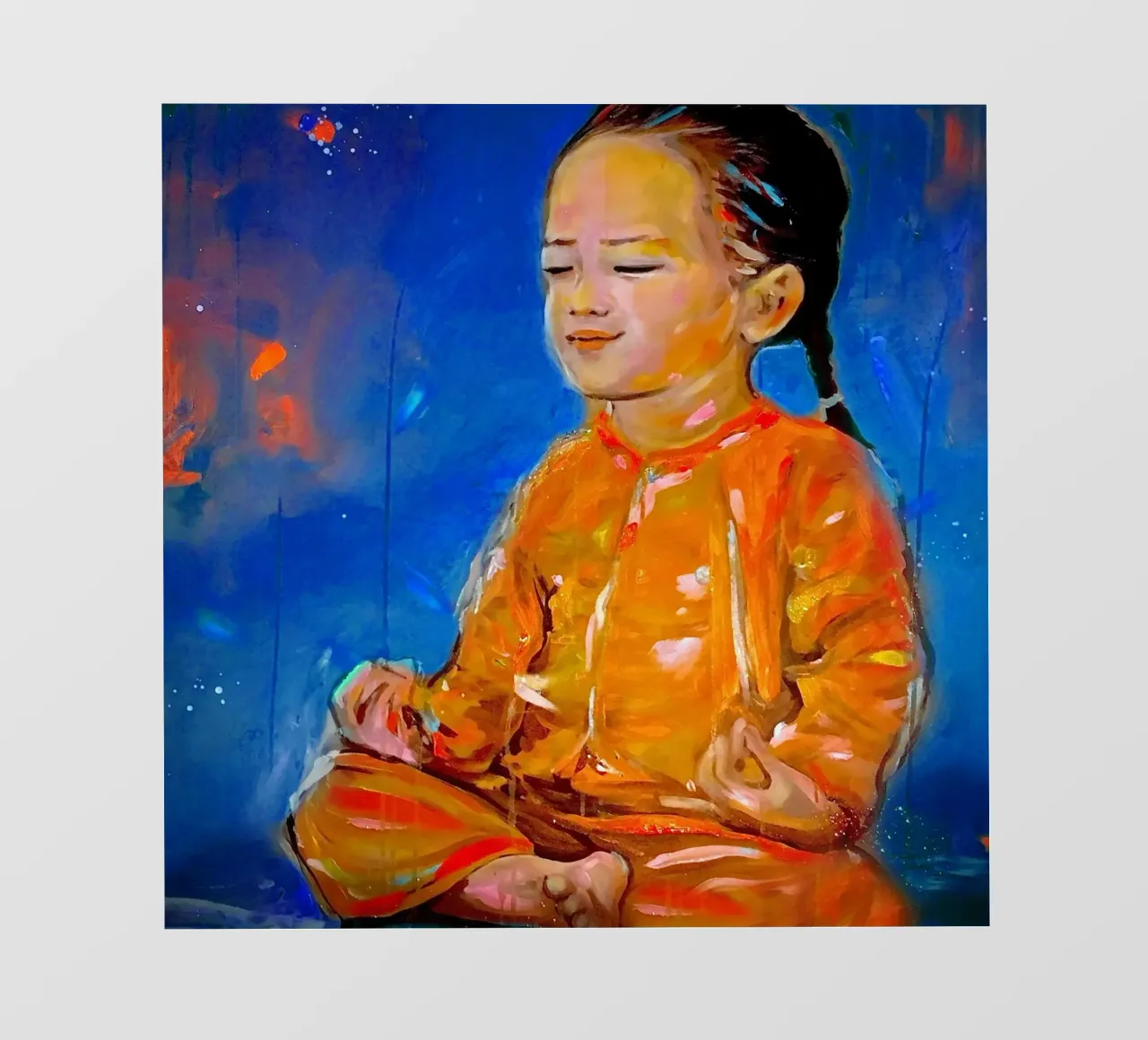 Meditation pellicola backlit da Happy 😃 Art 🎨 by Christine Schnoell