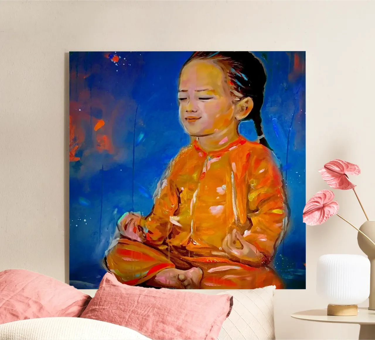 Meditation plexiglass da Happy 😃 Art 🎨 by Christine Schnoell