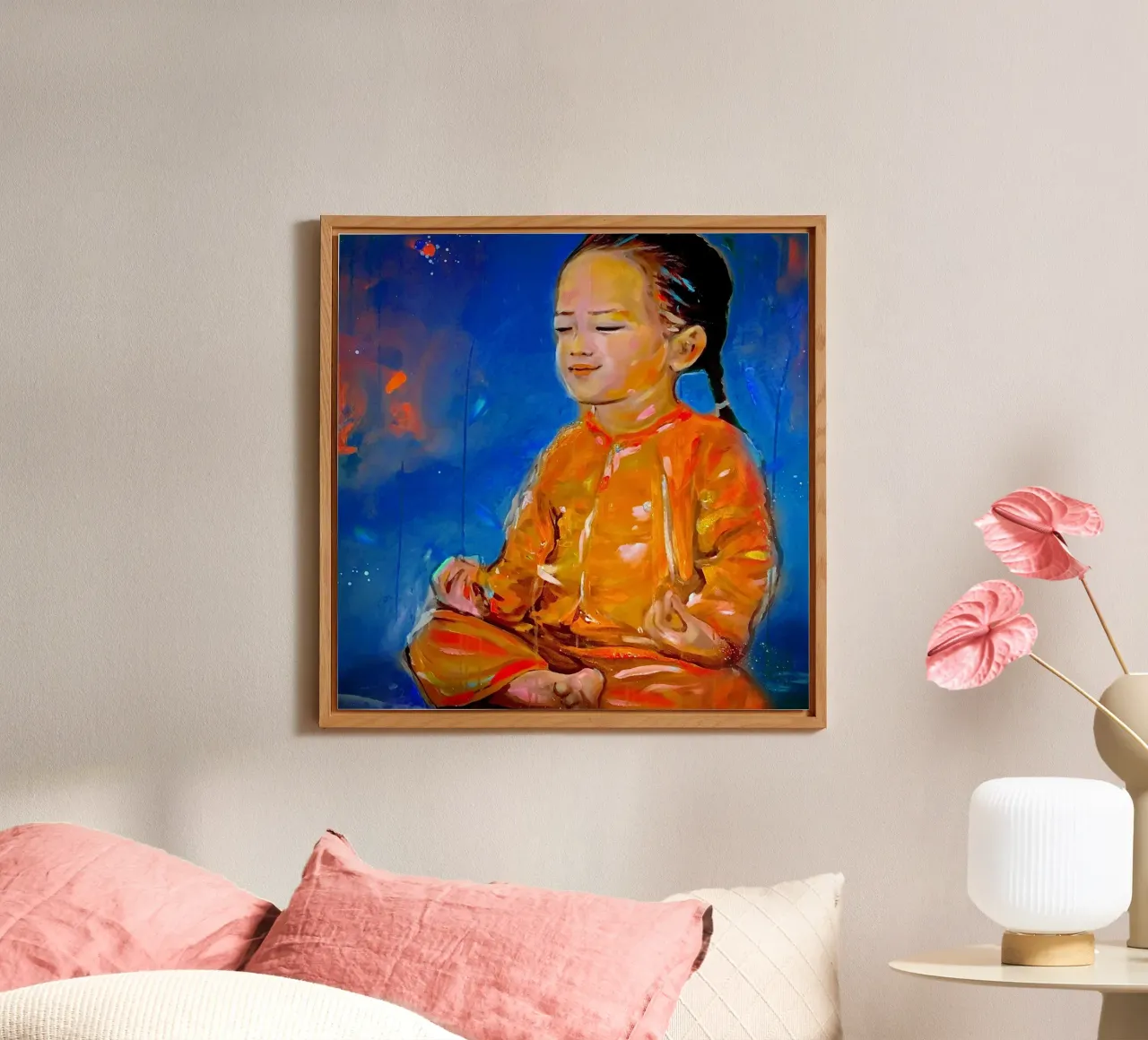 Meditation alluminio dibond da Happy 😃 Art 🎨 by Christine Schnoell
