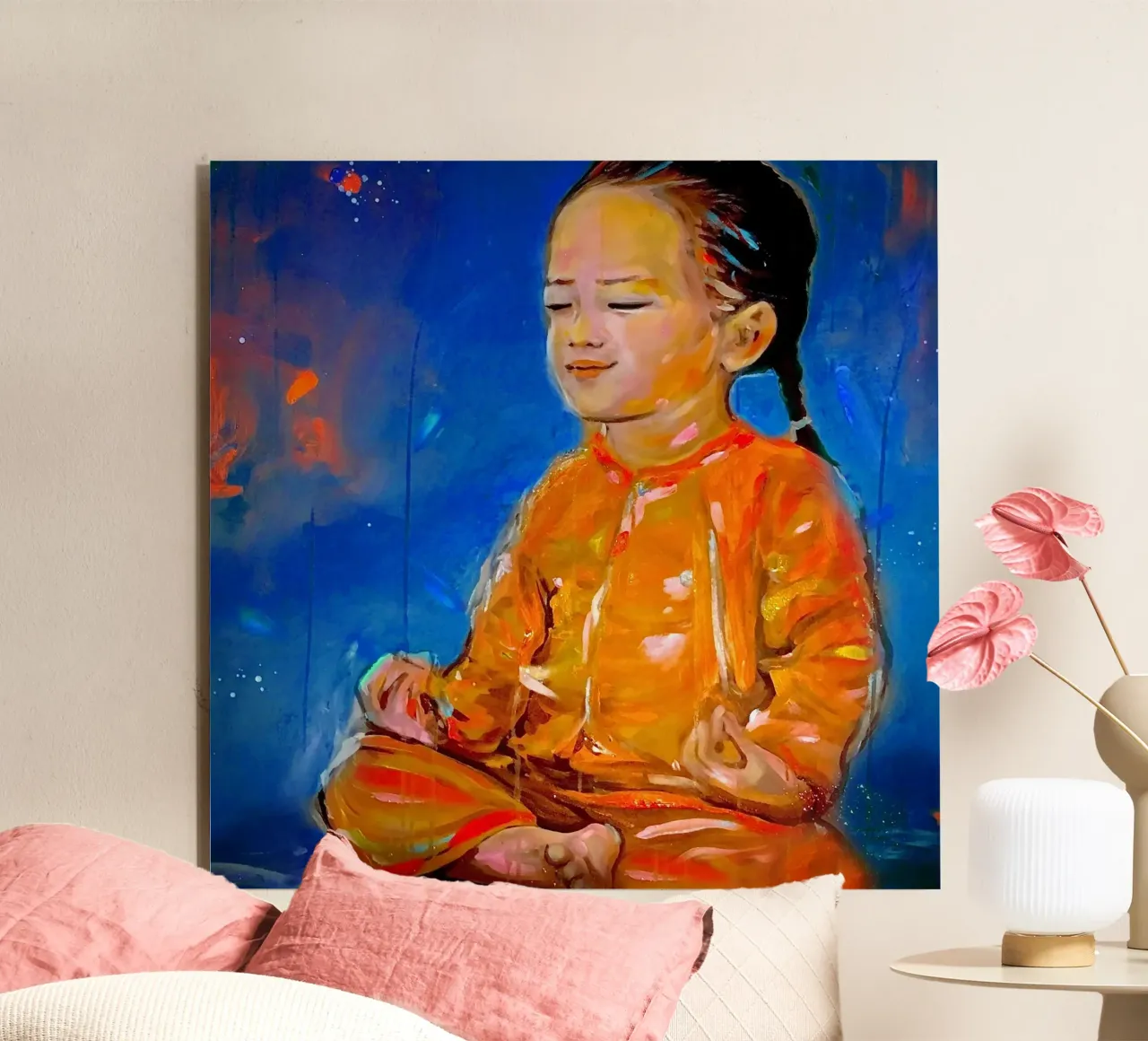 Meditation alluminio dibond da Happy 😃 Art 🎨 by Christine Schnoell