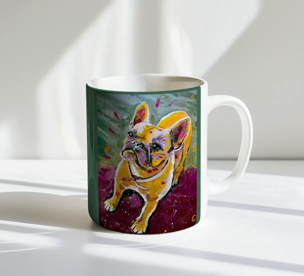My sisters dog tazza in ceramica da Happy 😃 Art 🎨 by Christine Schnoell