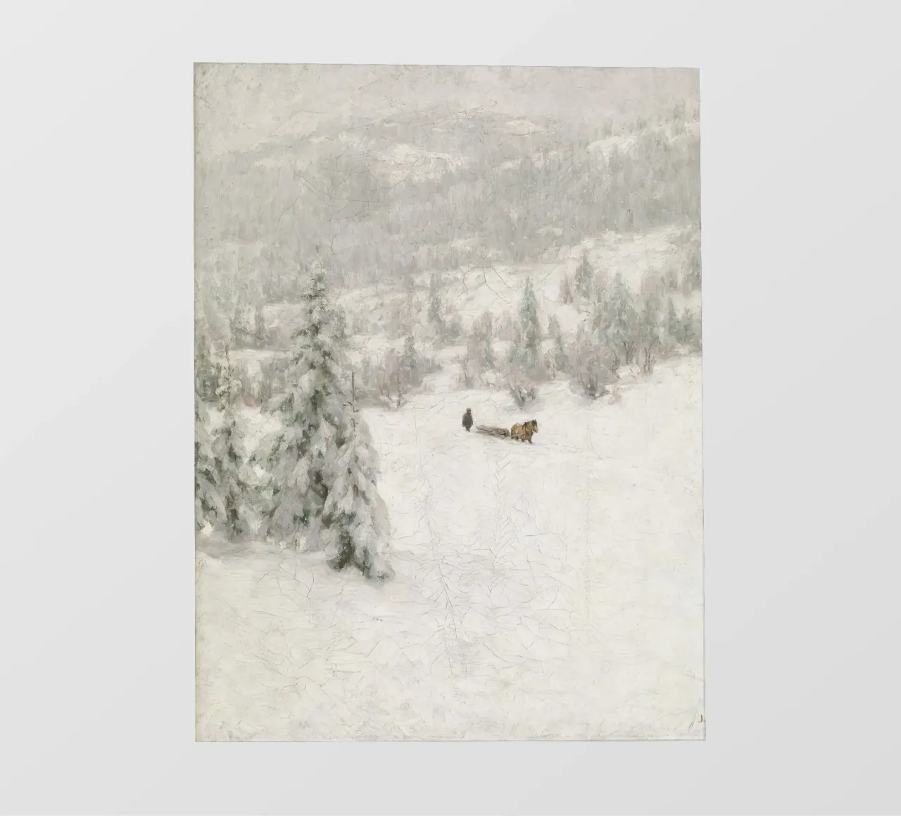 Sled In The Snow pellicola backlit da vintageshop