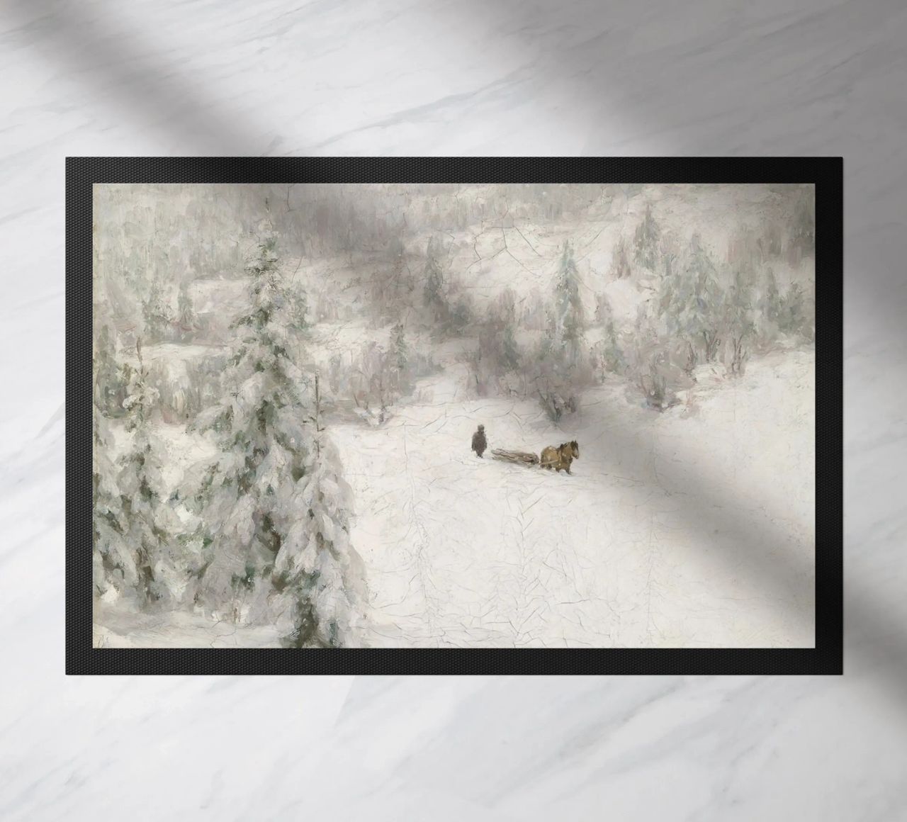 Sled In The Snow zerbino da vintageshop