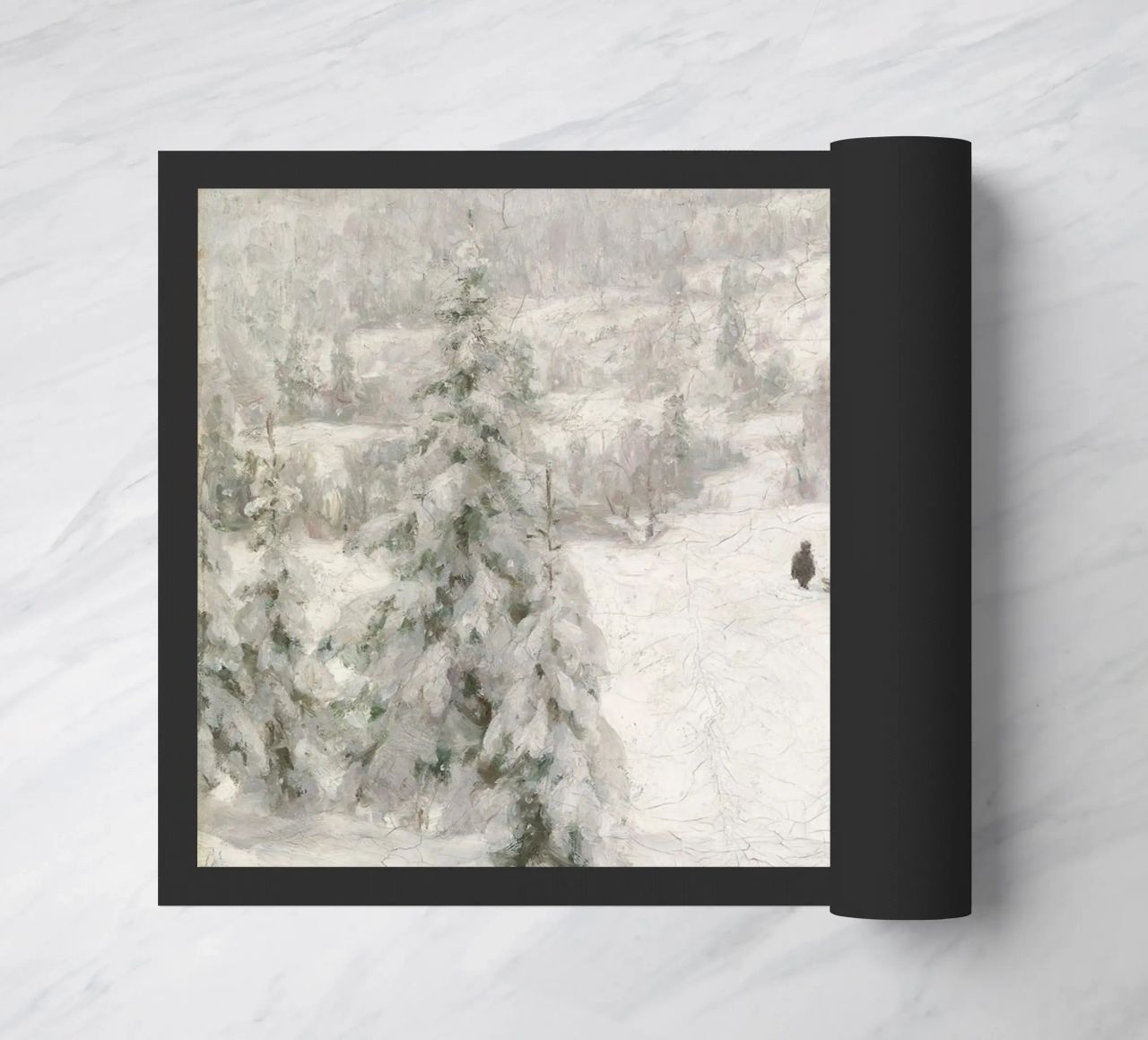 Sled In The Snow zerbino da vintageshop