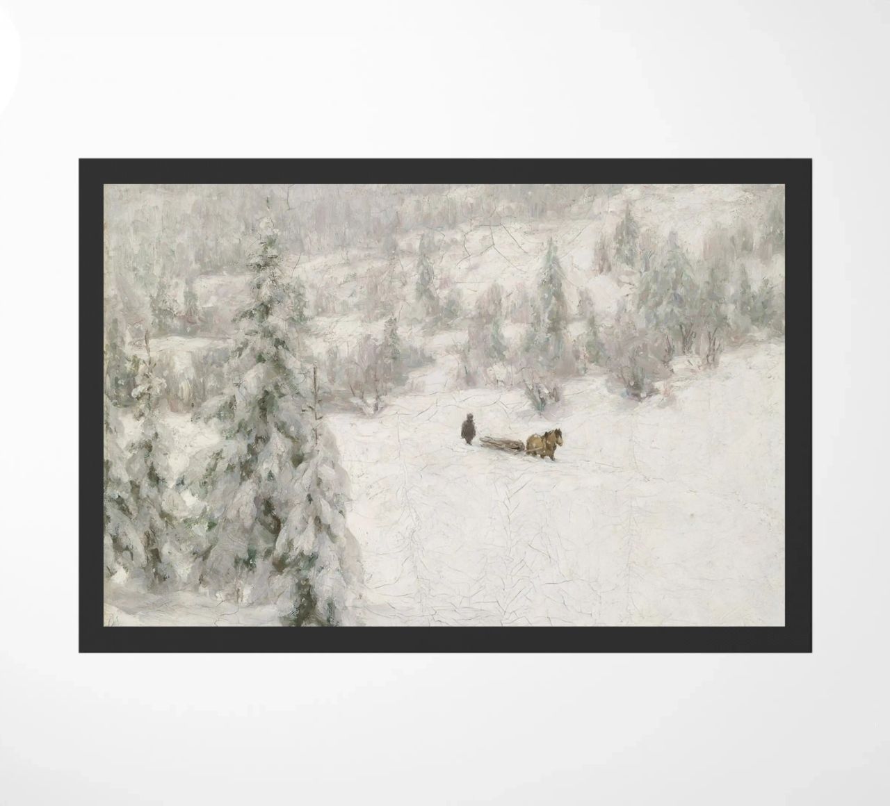 Sled In The Snow zerbino da vintageshop