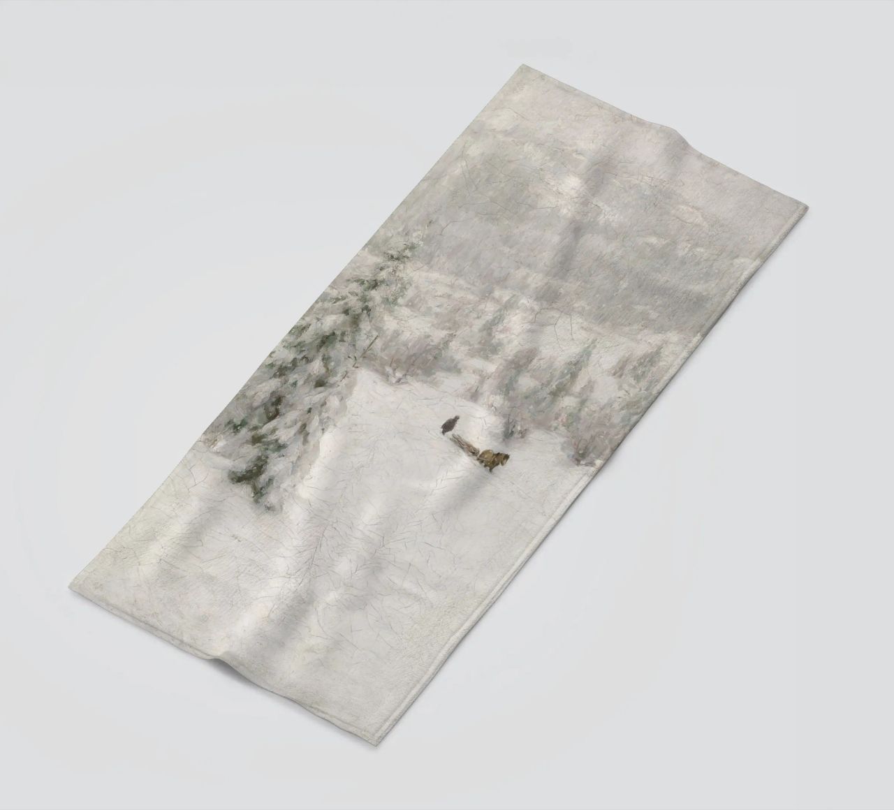 Sled In The Snow telo mare da vintageshop