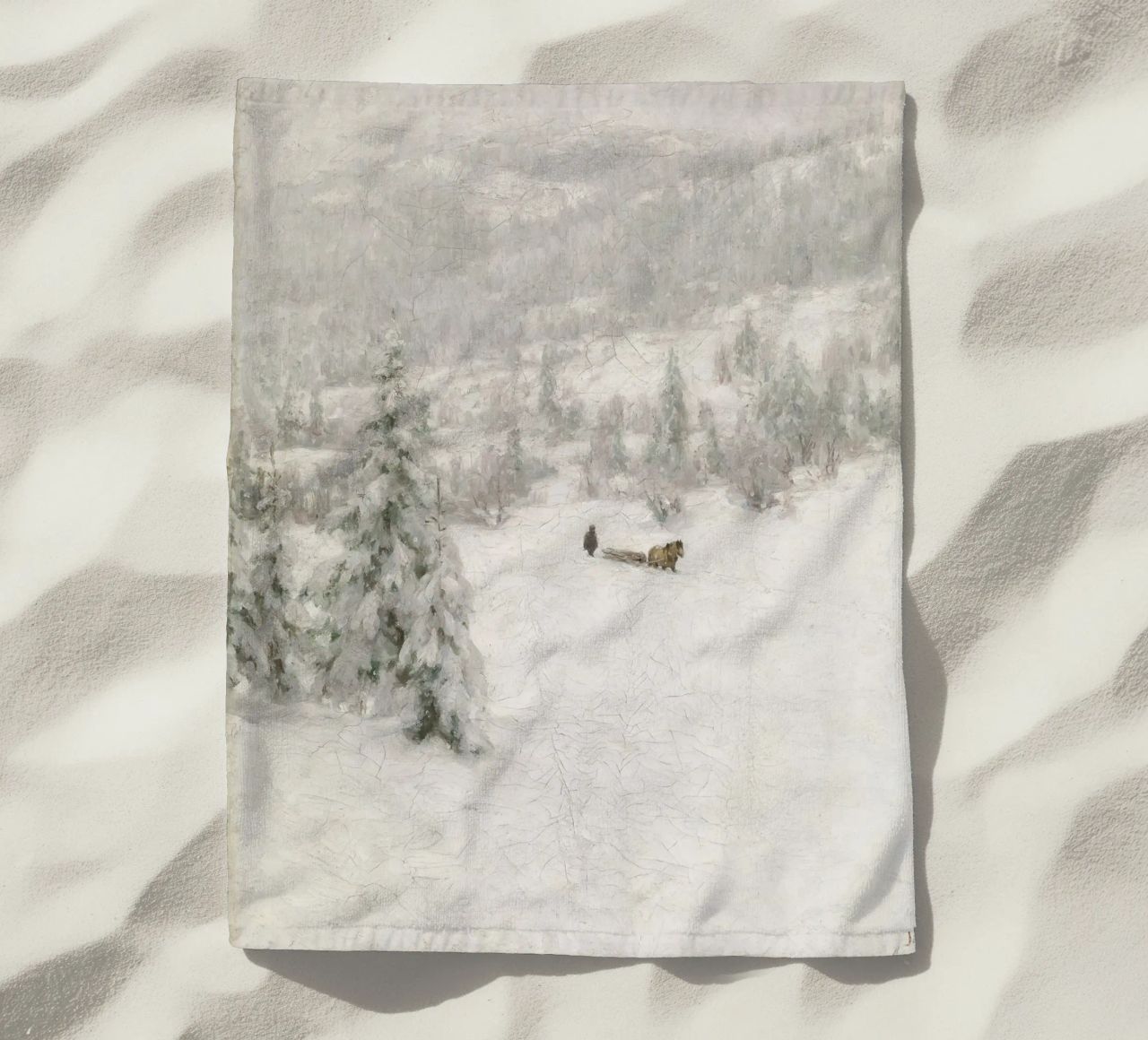 Sled In The Snow telo mare da vintageshop