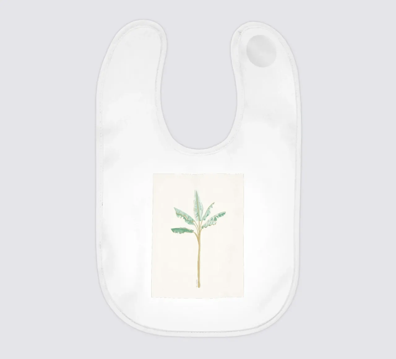 Albero di banane pianta esotica tropicale - colori chiari boho costieri bavaglino da This Wild Soul - Illustration