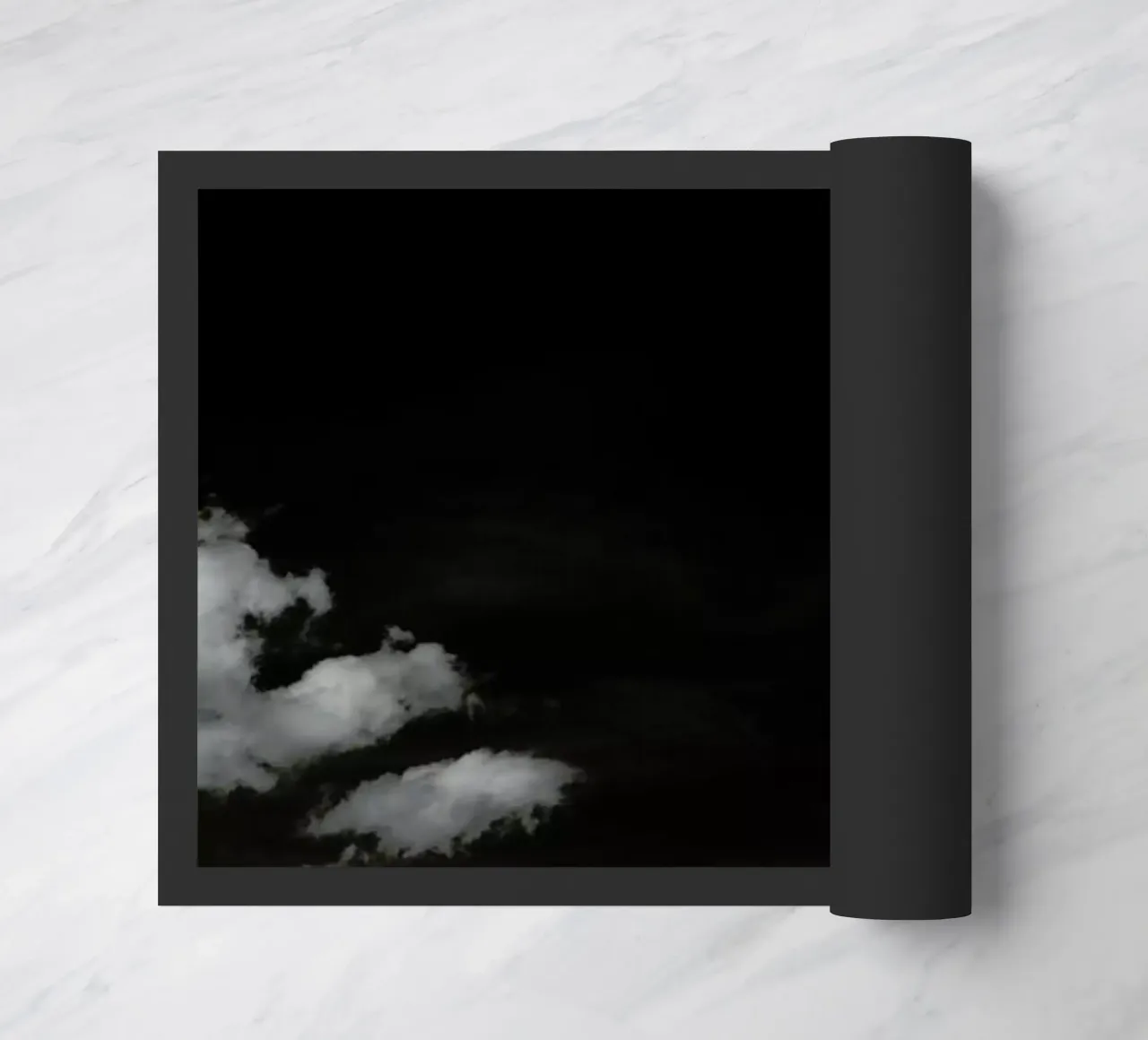 Black Sky Fußmatte von Nur Mut