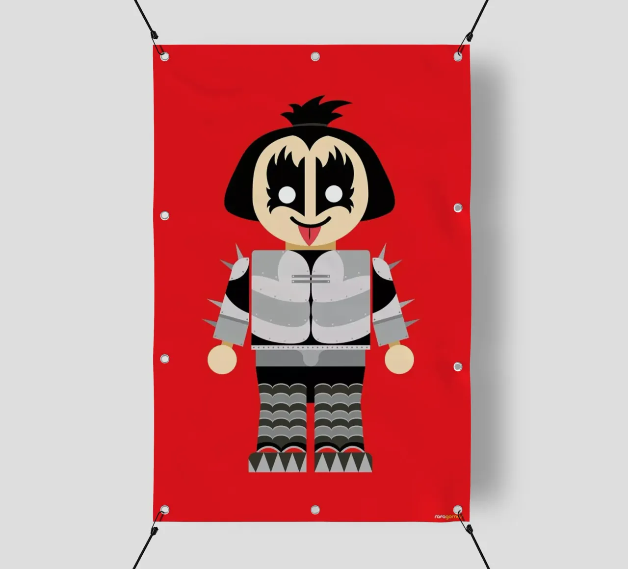 Gene Simmons Toy telo in pvc da Rafa Gomes