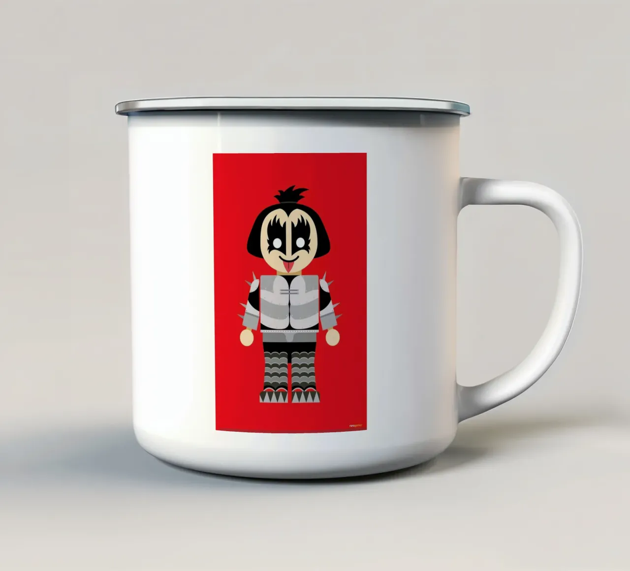 Gene Simmons Toy tazza in smalto da Rafa Gomes