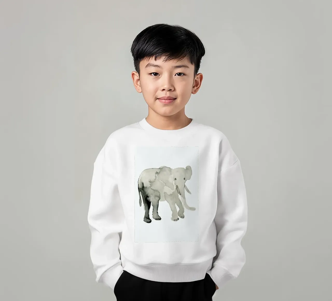 Elephant felpa bambino da Farina Kuklinski