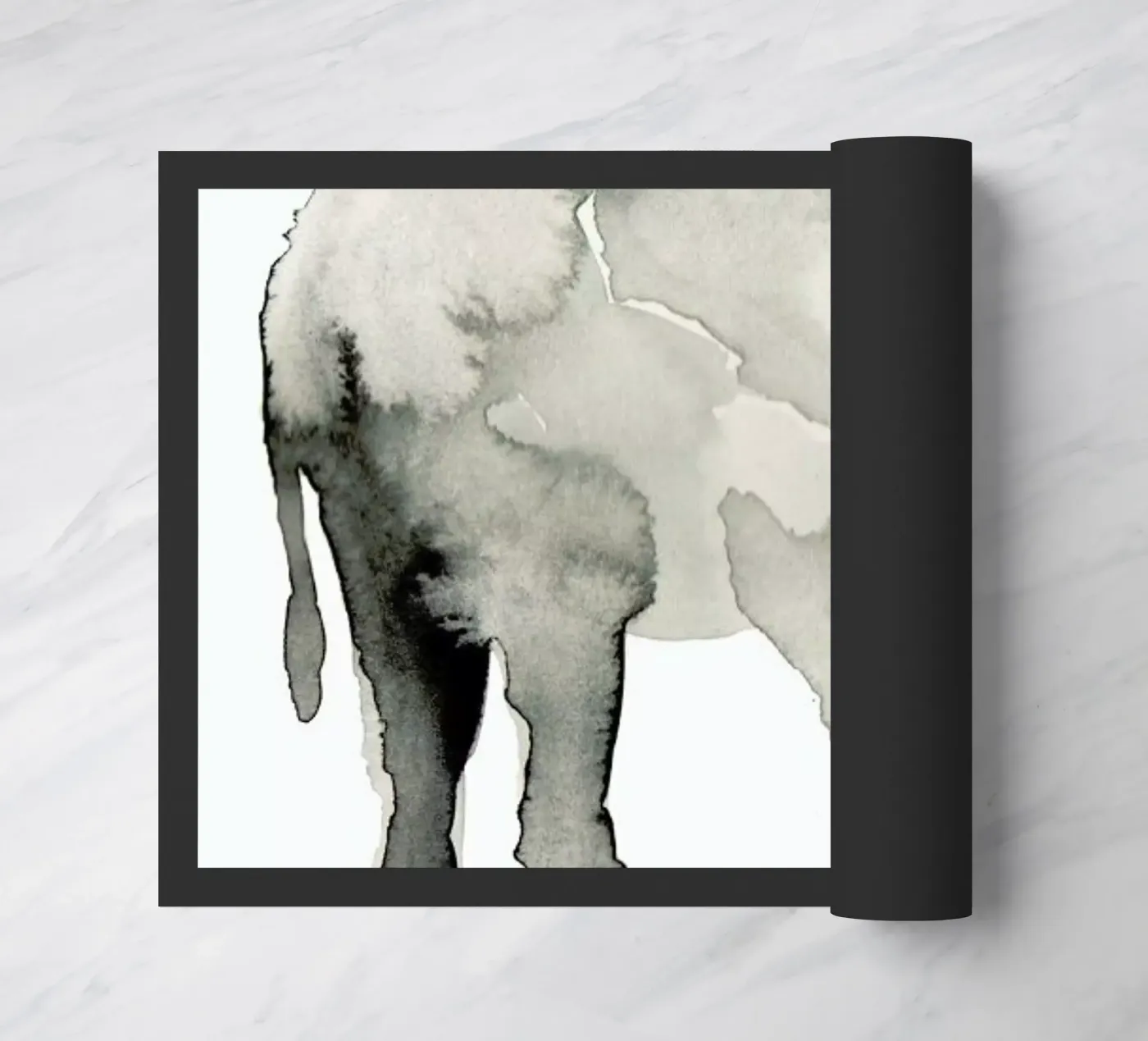 Elephant doormat by Farina Kuklinski